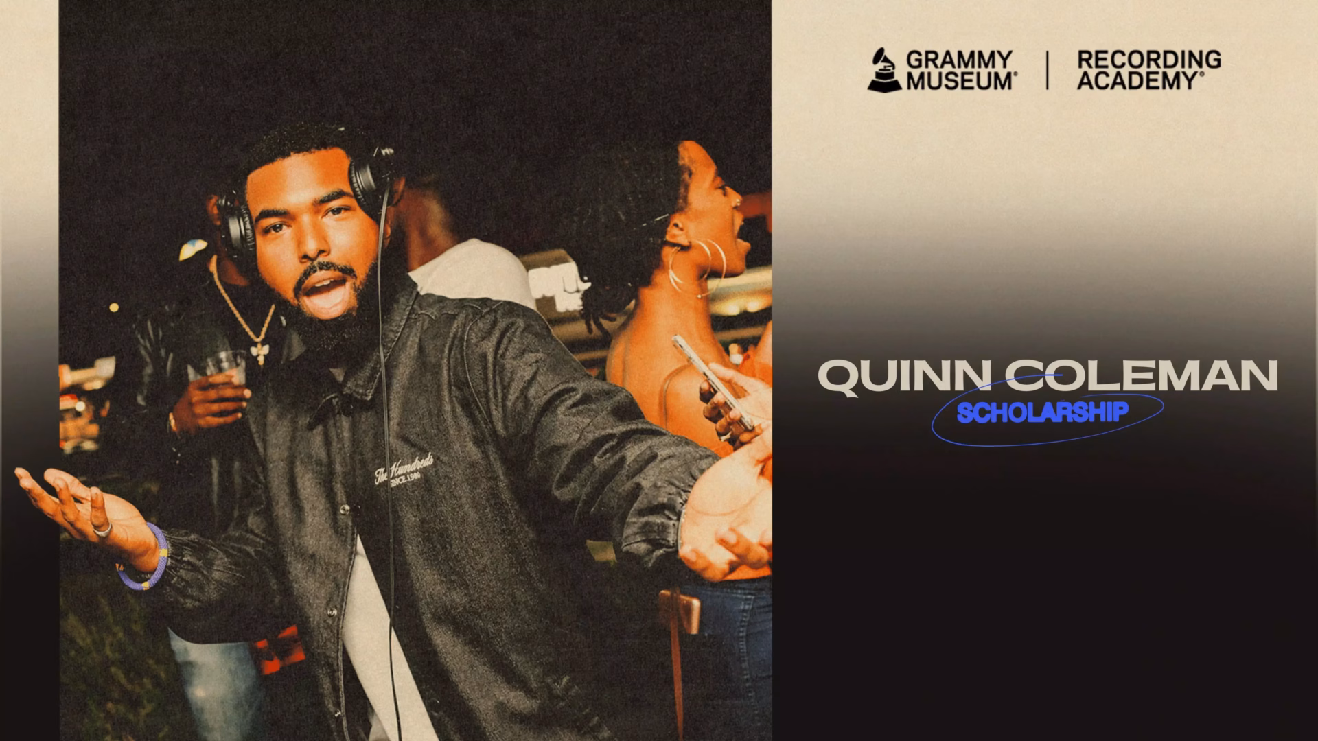 Third Annual Quinn Coleman Memorial Scholarship Recipients Announced by GRAMMY Museum & Recording Academy