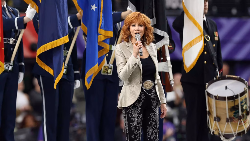 Reba McEntire Performs Super Bowl LVIII