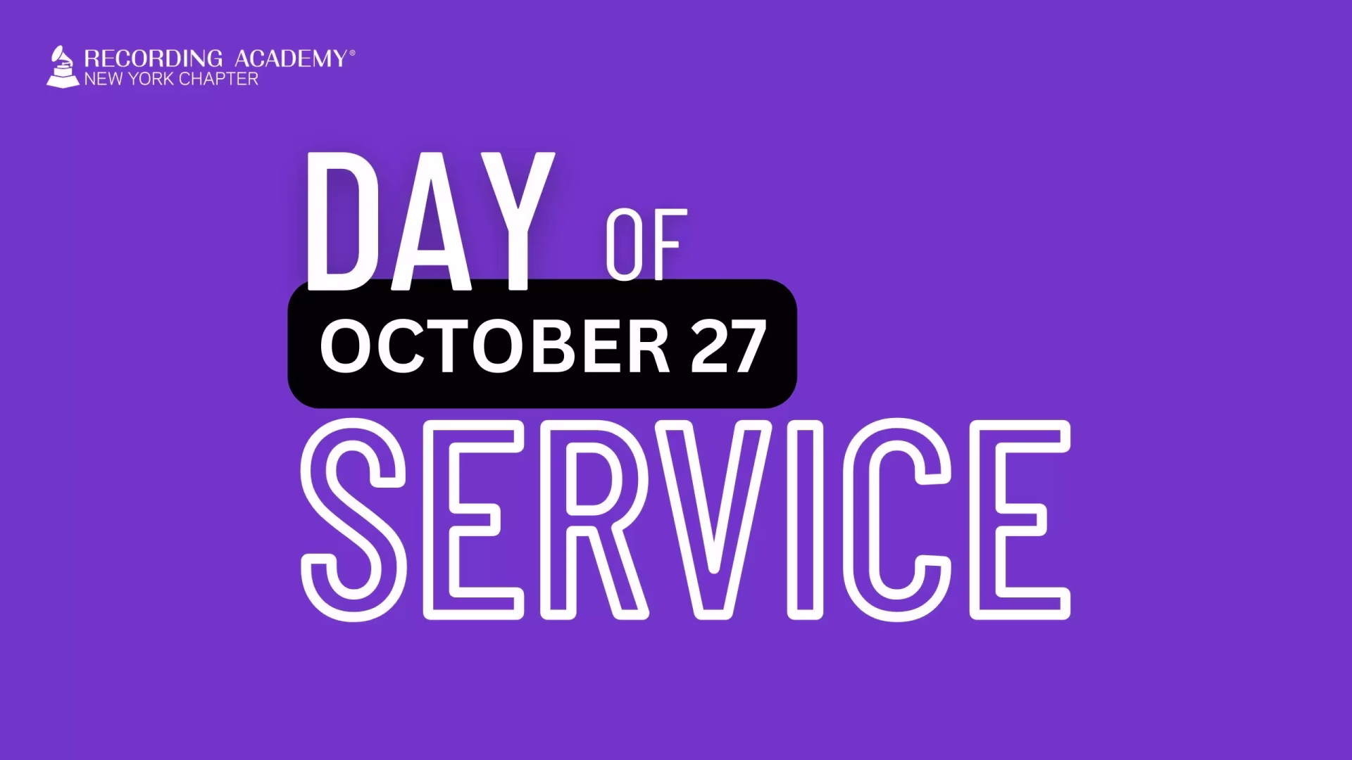 The Recording Academy’s New York Chapter Is Hosting A Day Of Service On Oct. 27: Here’s How To Get Involved