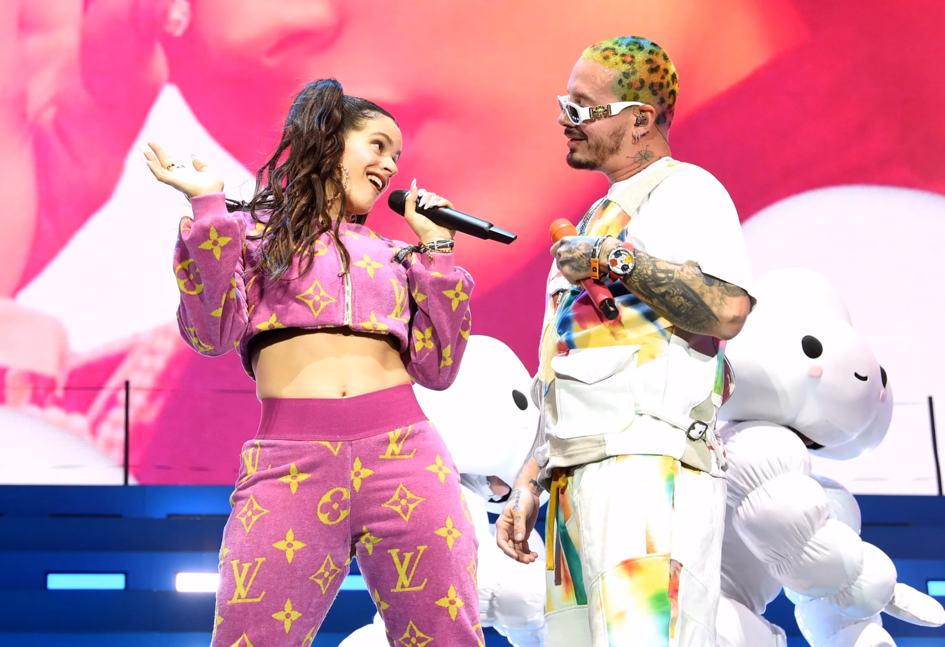 Rosalía and J Balvin