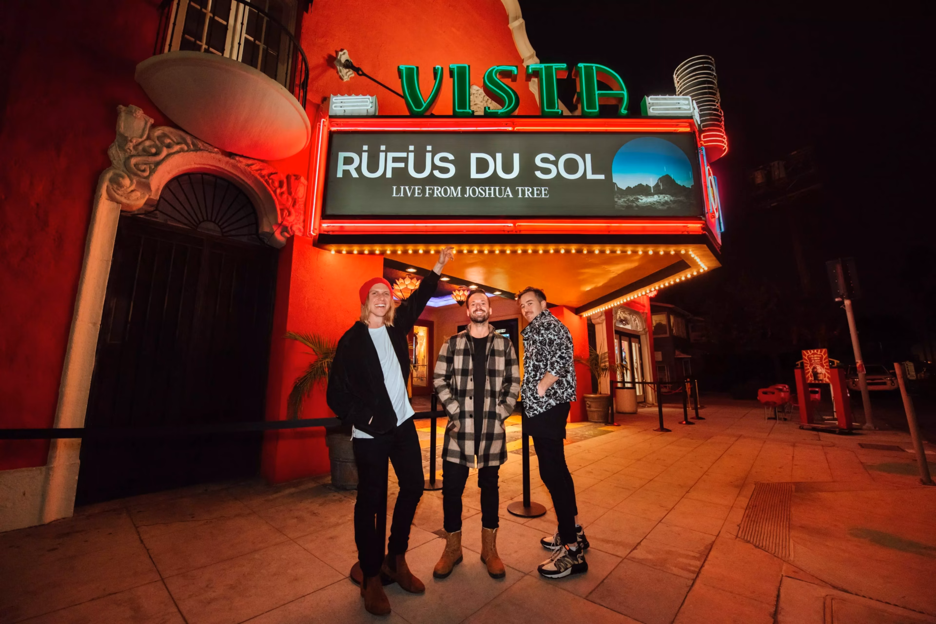 RÜFÜS DU SOL at L.A. film premiere