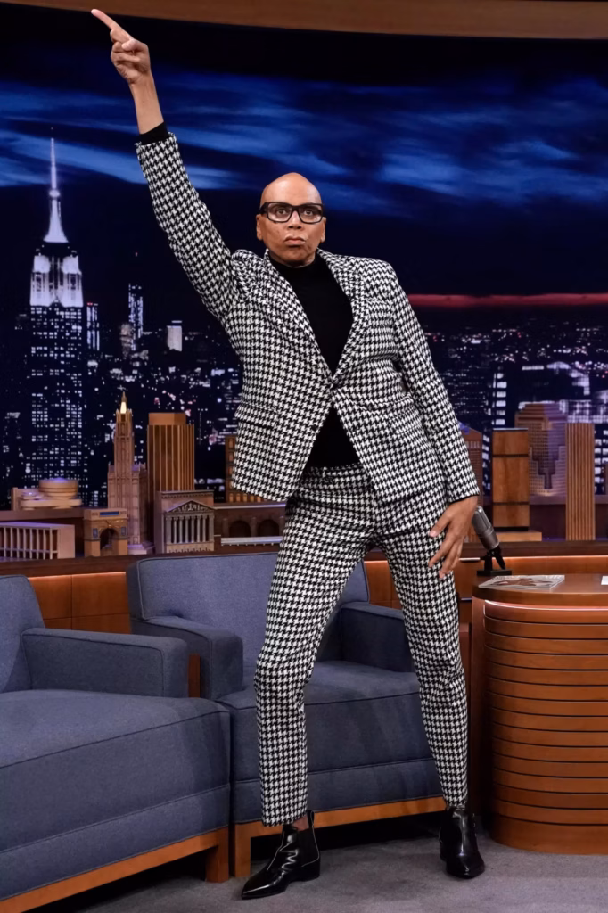 RuPaul serves disco realness on the set of Jimmy Fallon