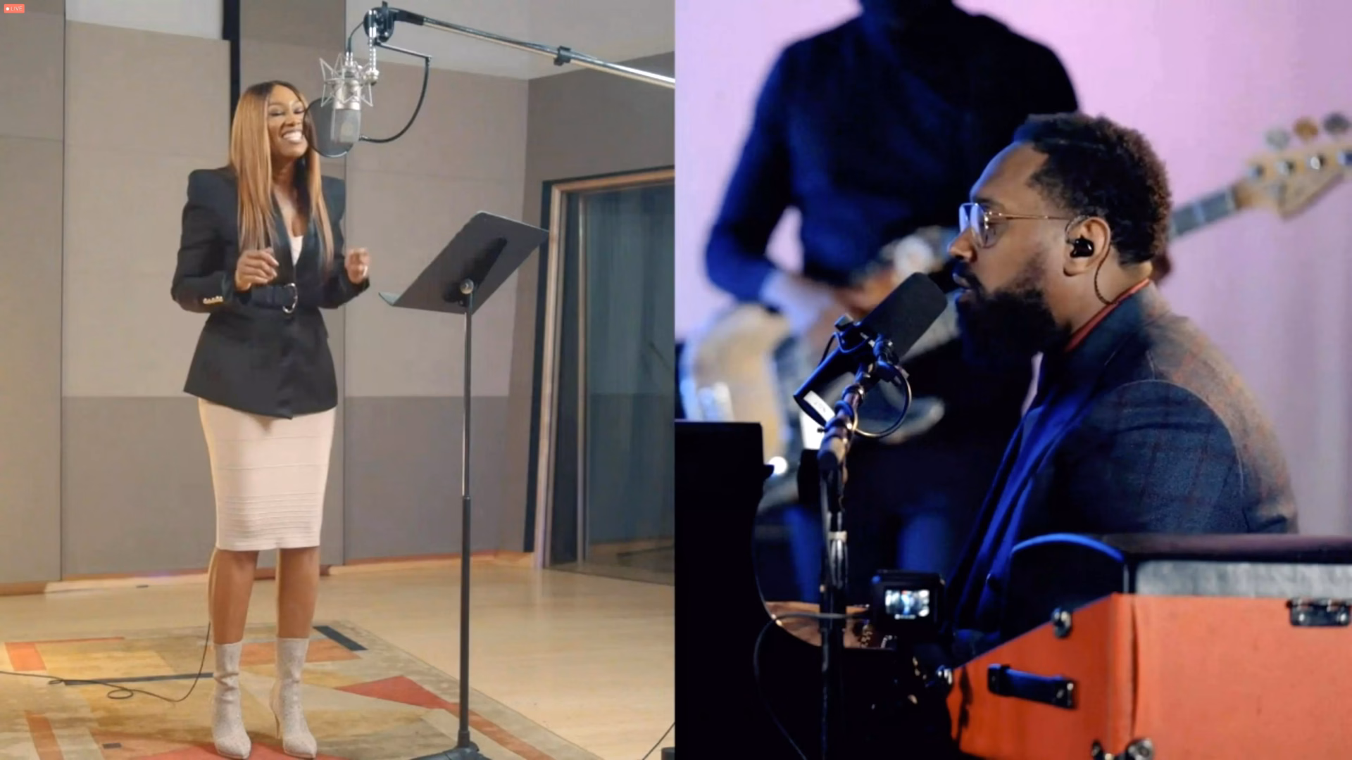 Yolanda Adams and PJ Morton at the Inaugural Black Music Collective GRAMMY Week Celebration