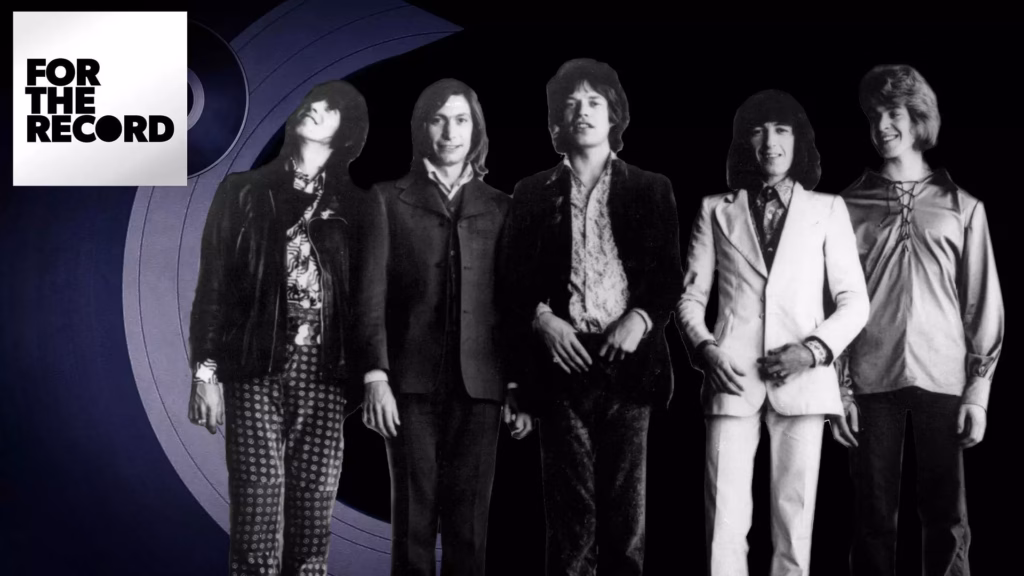 Artwork for For The Record episode on The Rolling Stones' 'Sticky Fingers'