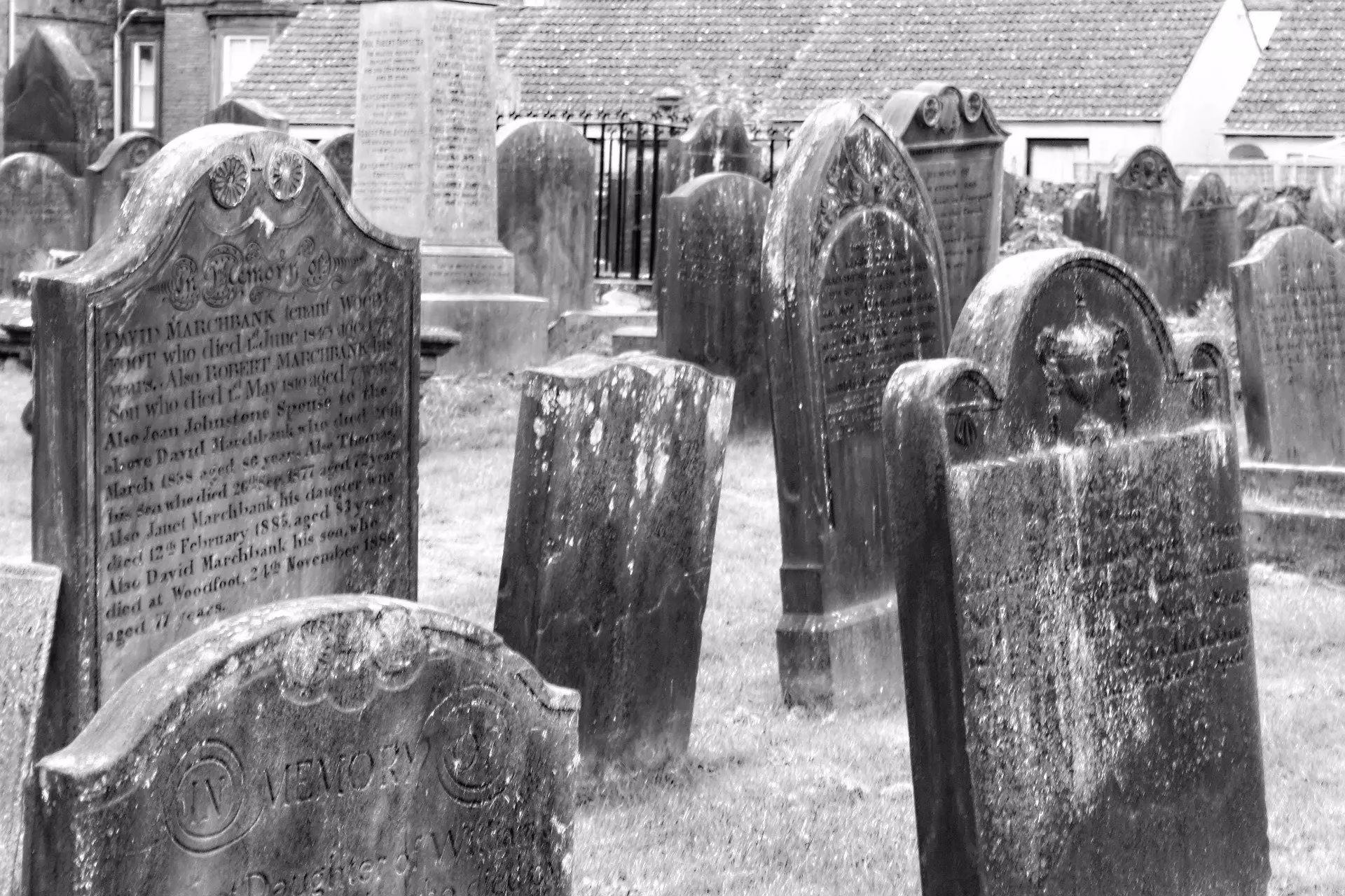 tombstones