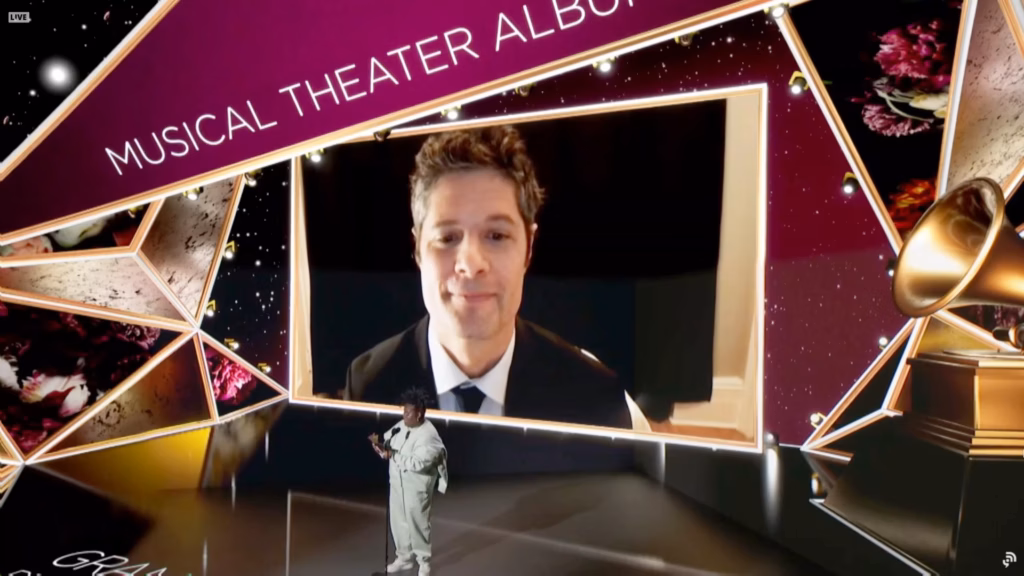 Tom Kitt accepts GRAMMY for the 