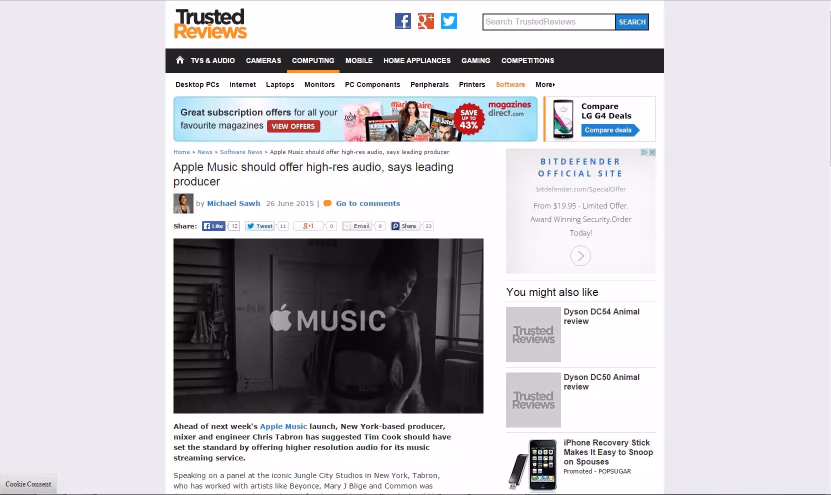 APPLE MUSIC SHOULD OFFER HIGH-RES AUDIO, SAYS LEADING PRODUCER