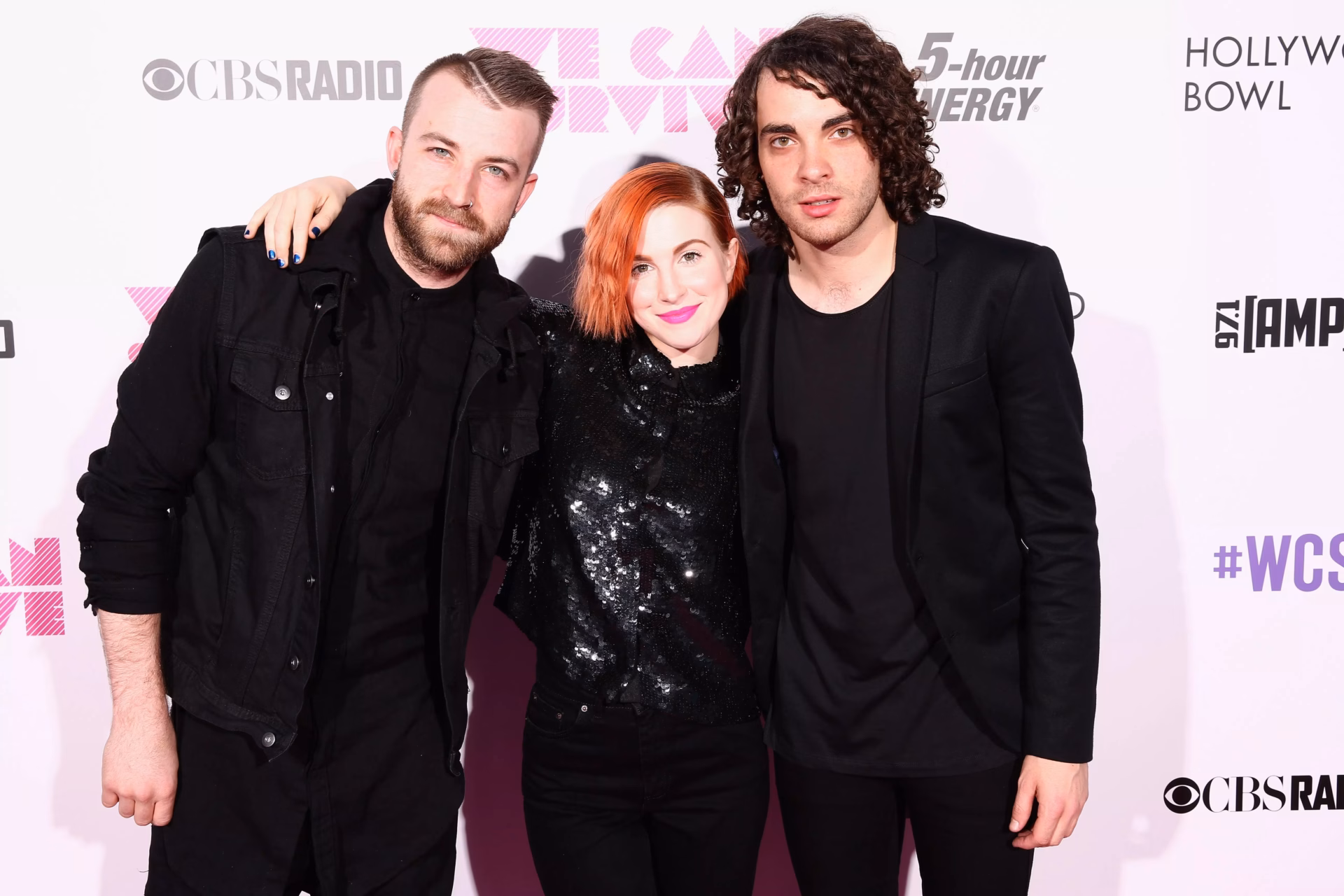 Paramore's Jeremy Davis, Hayley Williams and Taylor York
