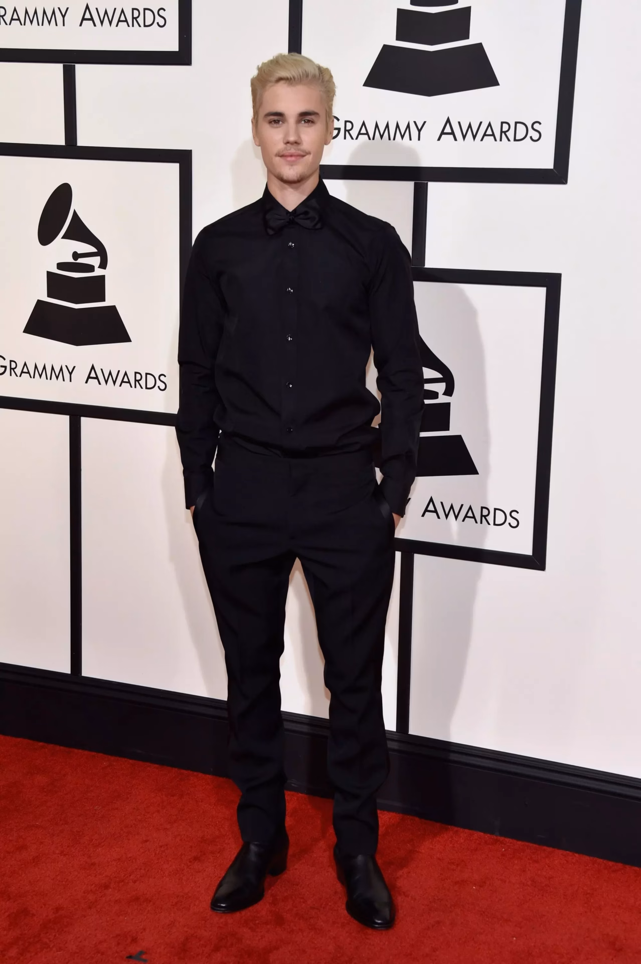 Justin Bieber at the 58th GRAMMY Awards