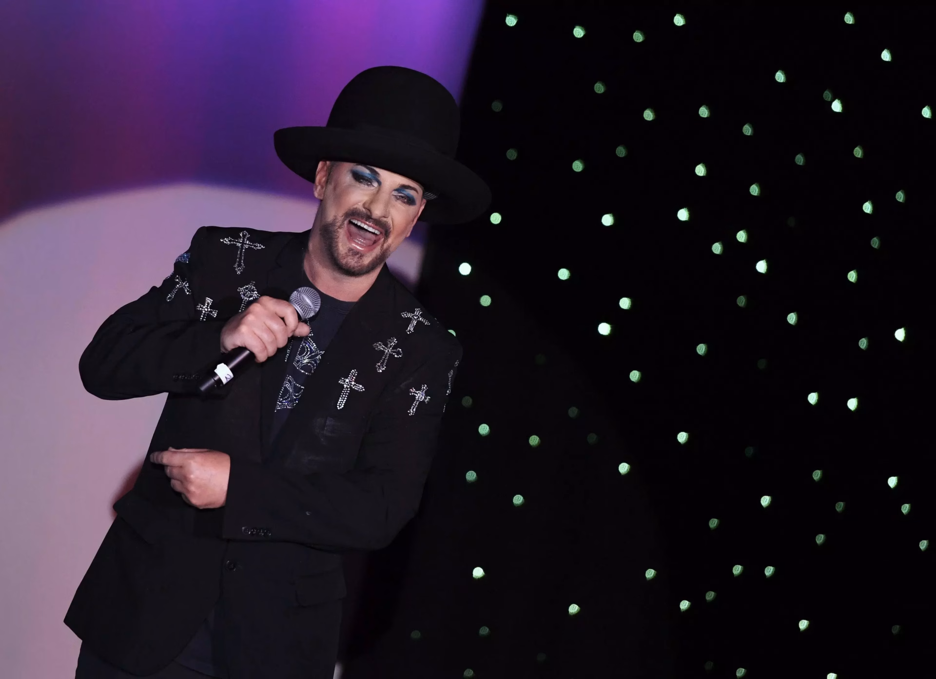 Boy George performs live in 2017