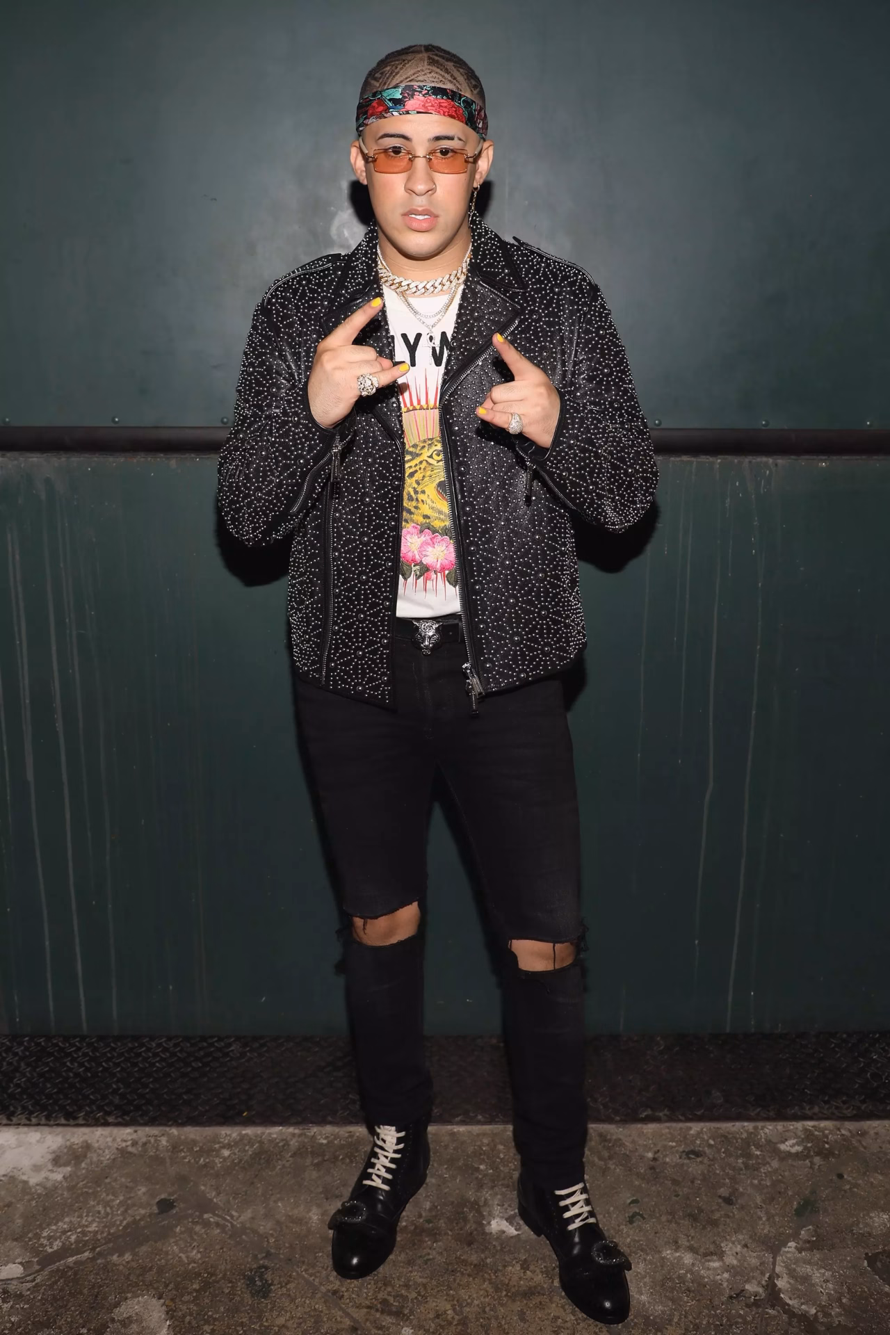 Bad Bunny photographed in 2017