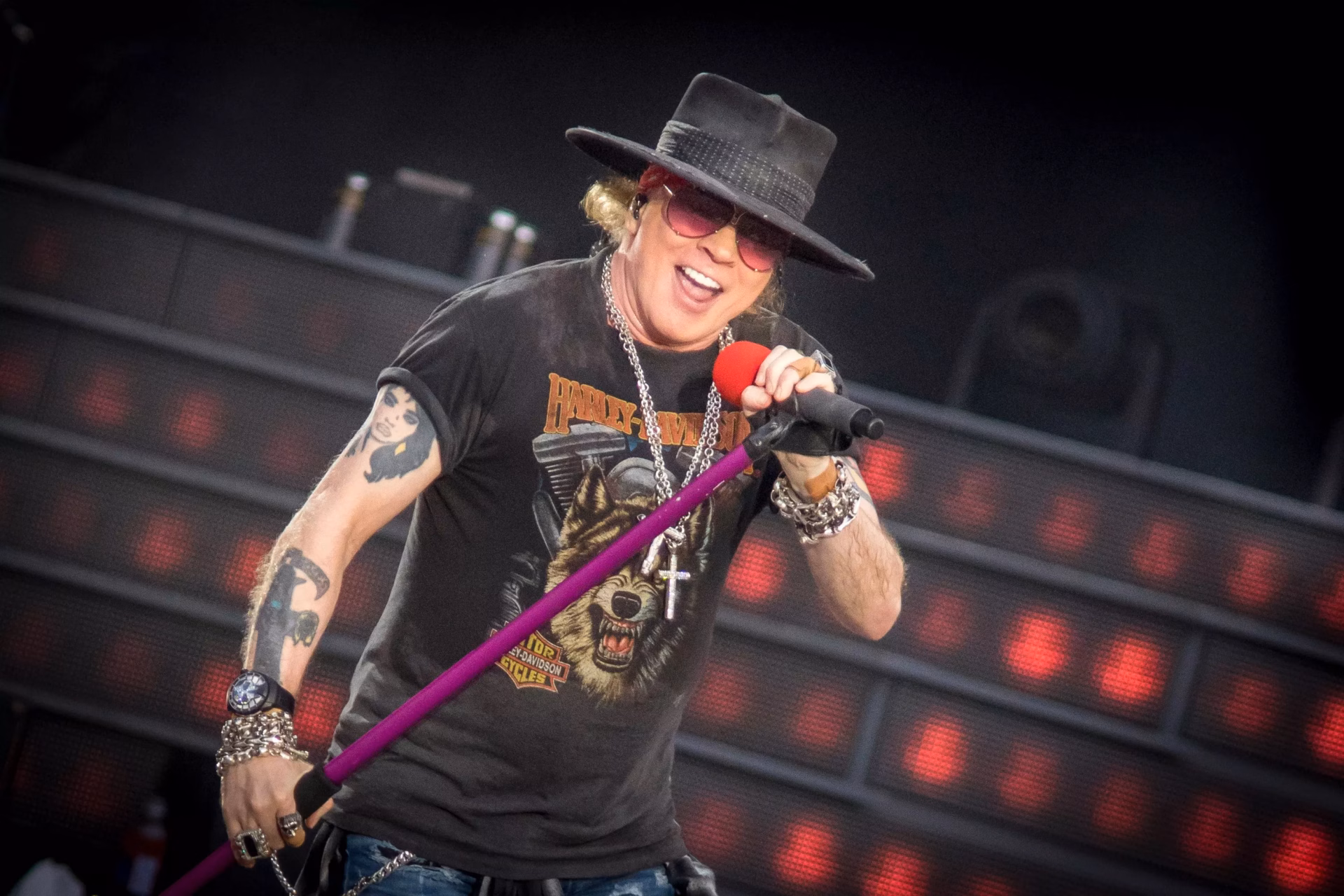 Axl Rose performs live in 2017