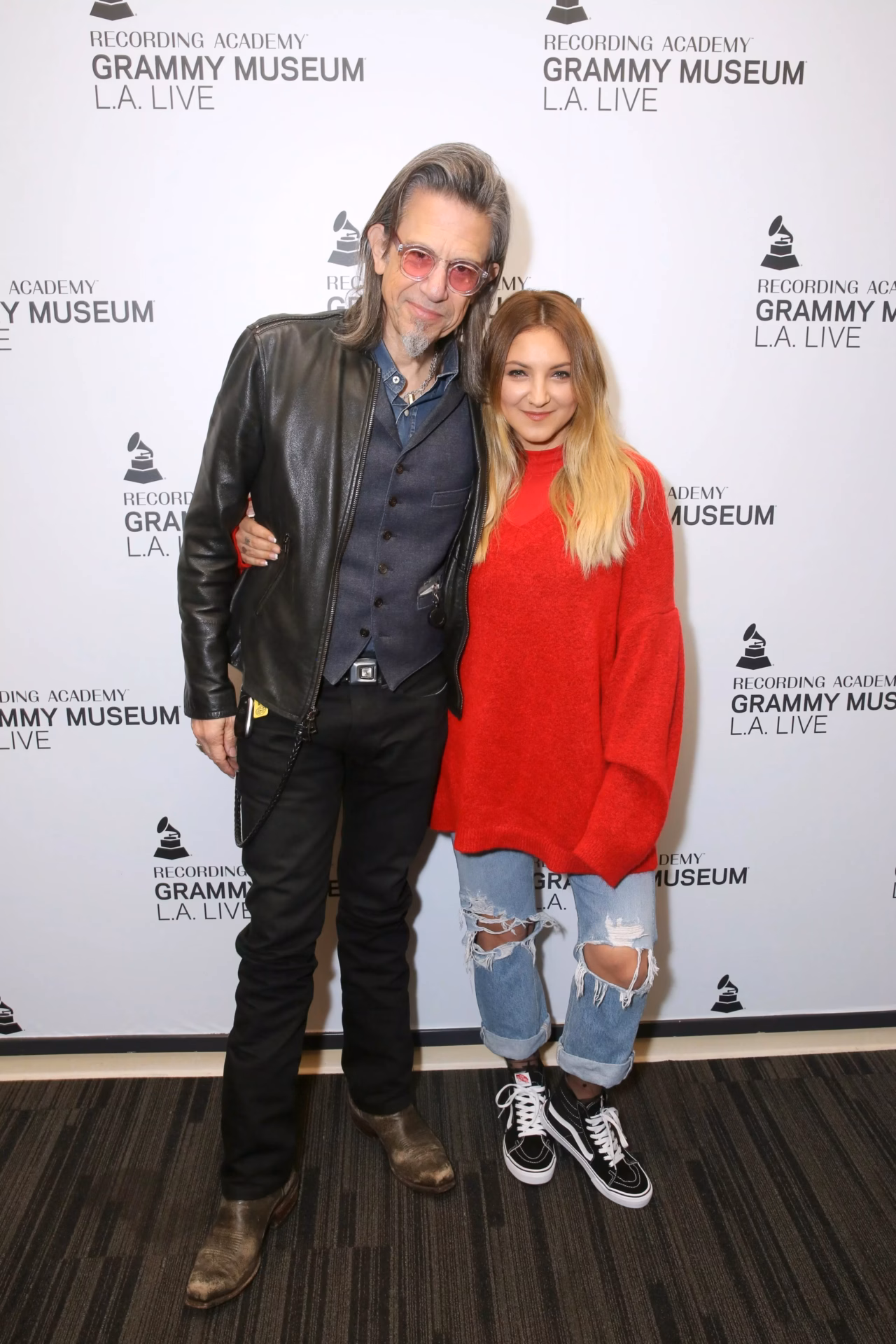 Scott Goldman and Julia Michaels at the GRAMMY Museum
