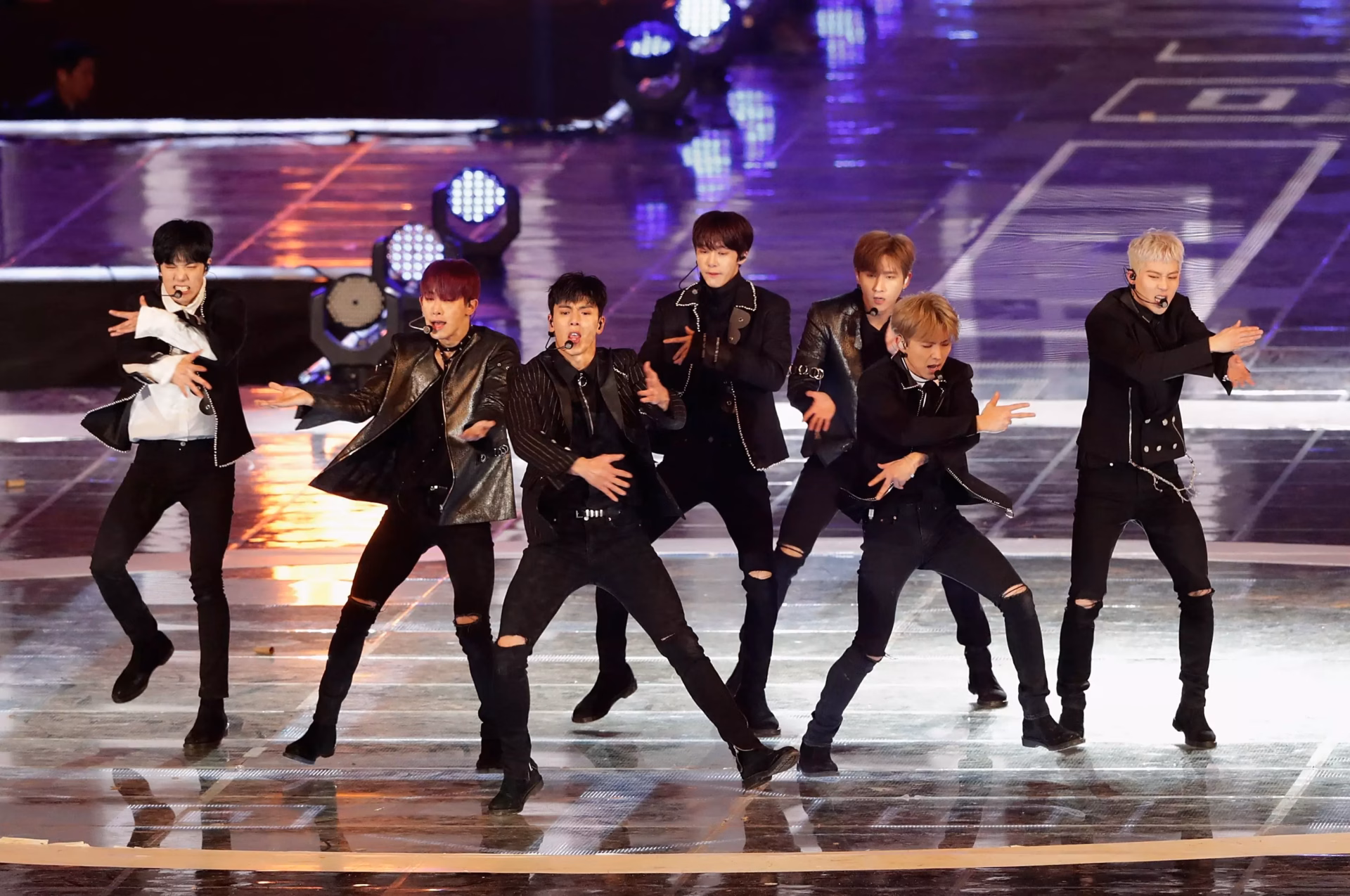 Monsta X photographed in 2017